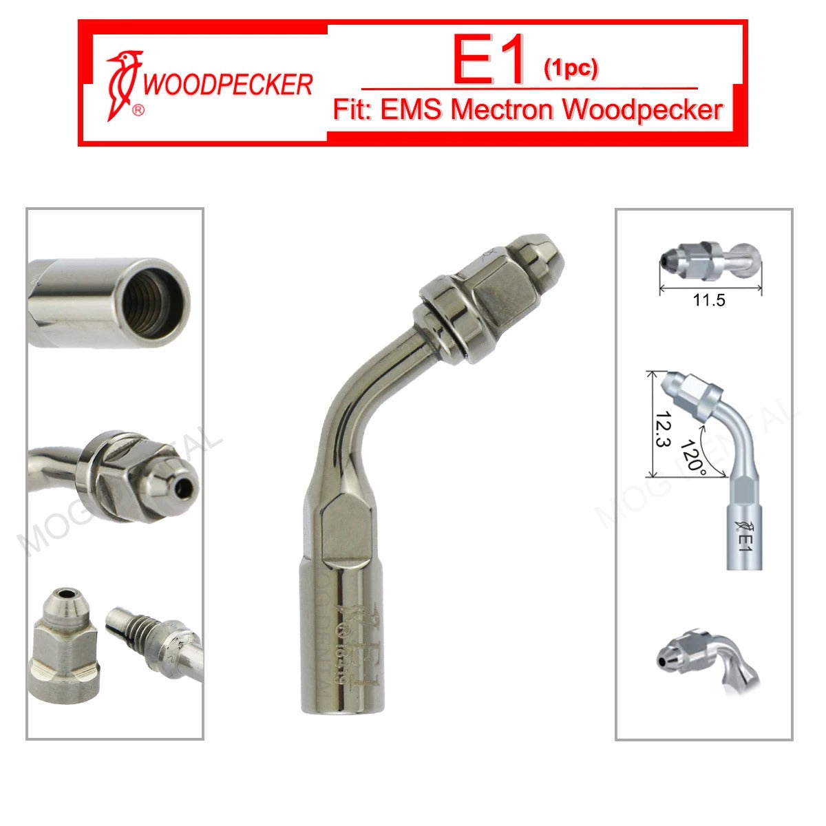 Woodpecker Dental Ultrasonic Perio Scaler Tips Dentist Tool